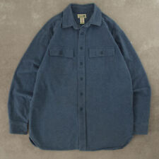 Camisa masculina azul camurça algodão L.L.Bean vintage M comprar usado  Enviando para Brazil