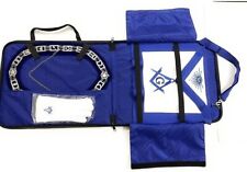 Used, Masonic Regalia Blue Lodge Master Mason +APRON + COLLAR + GLOVES + CASE- Package for sale  Shipping to South Africa