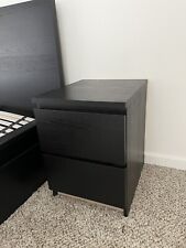 Black drawer nightstand for sale  Charlotte