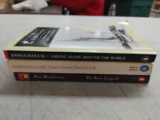 Lote 3 livros de viagem de história natural Matthiessen Stephen Jay Gould Joshua Slocum comprar usado  Enviando para Brazil