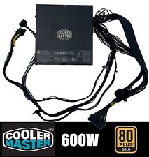 Used, Cooler Master 600W ATX PSU Gaming Computer Power Supply 80Plus Gold Certified for sale  Shipping to South Africa