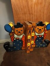 Vintage wooden bookends for sale  DOWNPATRICK