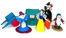 Snow White 1992 McDonalds Happy Meal w/ Dwarfs & Old Hag Well Cart Apples Disney for sale  York