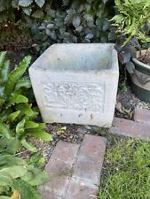 Used, Stone square shaped garden plant pot for sale  NEWTON AYCLIFFE