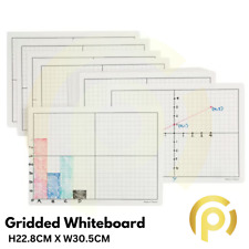 Gridded whiteboard 22.8cm for sale  Shipping to Ireland