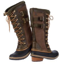 Sorel Womens Brown Conquest Carly II NL2273-261 Mid Calf Snow Boots Size 8.5 for sale  Jacksonville