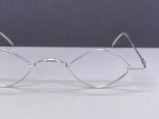 Lafont Glasses Women's Silver Diamond Triangle Small Lenses Round Saddlebar M690*, used for sale  Shipping to South Africa