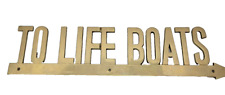 Life boats sign for sale  Smithtown