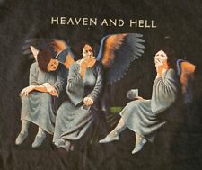 Camiseta Vintage Black Sabbath Heaven And Hell Tour Tamanho XL Black Smoking Angels comprar usado  Enviando para Brazil