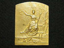 Medaille plaque bronze d'occasion  Montaigu