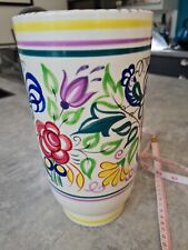 poole pottery floral vase for sale  CHICHESTER