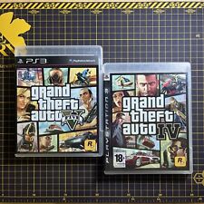 Lote 2 PS3 GTA Grand Theft Auto IV V 4 5 com Manual de Mapa Ásia Inglês CIB Disco Limpo comprar usado  Enviando para Brazil