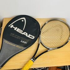 Head Ti Carbon 5001 Tennis Racket Black/Silver With Cover 27” Inch for sale  Shipping to South Africa