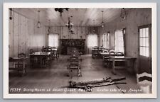 Dining Room Union Creek Resort Crater Lake Hwy Oregon RPPC Real Photo Postcard for sale  Shipping to South Africa