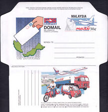 Papelaria postal cartão carta interior domínio Malásia ** tema: moto comprar usado  Enviando para Brazil