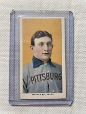 Honus Wagner 1980’s Reprint RP 1910 T206 Baseball Tobacco Card Pirates Crease for sale  Peoria