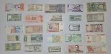 25 billetes de banco de diferentes países moneda en circulación mundo extranjero papel moneda segunda mano  Embacar hacia Mexico