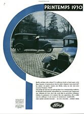 Publicité ancienne voiture d'occasion  France