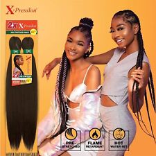 XPRESSION Braids  46"  Lagos pre-stretched  Expression for braiding ORIGINAL NEW for sale  Shipping to South Africa