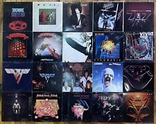 LOTE 20 LPs de Heavy Metal de Vinil -Van Halen, Sabbath, Rush, Def, Scorpions, Kiss comprar usado  Enviando para Brazil