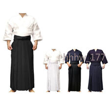 Calça Kendo Iaido Aikido Hapkido Hakama Uniforme de Artes Marciais Kimono Dobok Top comprar usado  Enviando para Brazil