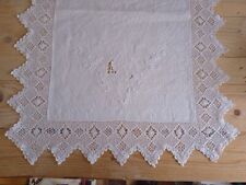 White irish linen for sale  CLEVEDON