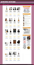 Acoustic guitars website for sale  LONDON
