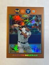 Carlos Beltrán 2008 Topps Cromo Bronce Refractor #ed/599 #157 Mets de Nueva York segunda mano  Embacar hacia Argentina