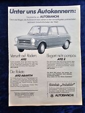 Autobianchi 112 112 for sale  Shipping to Ireland
