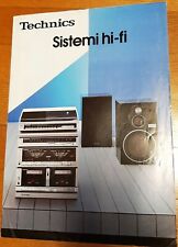 Technics catalogo sistemi usato  Pasian Di Prato