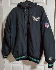 Vintage Philadelphia Eagles Starter Jacket Men’s Medium 90’s Rare Black for sale  Grantville
