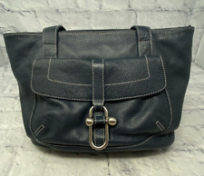 FURLA Italian Leather Dark Blue Handbag (PG137K), used for sale  Shipping to South Africa