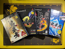 Lote 4 PS2 Onimusha Conjunto 1 2 3 Dawn Of Dreams I II III IV Playstation Japonês CIB comprar usado  Enviando para Brazil