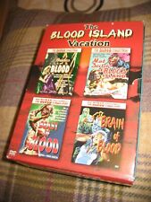 Blood Island Vacation DVD box set - nudity, exploitation, monsters, 1960s, cult usato  Spedire a Italy