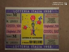 Biglietto lotteria italia usato  Forli