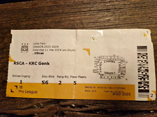 Ticket anderlecht racing for sale  Shipping to Ireland