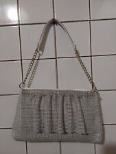 Borsa clutch argentata usato  Caivano