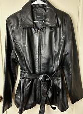Women black leather for sale  Billerica