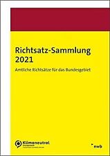 Richtsatz sammlung 2021 gebraucht kaufen  Berlin