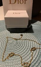 Dior gold necklace for sale  WREXHAM