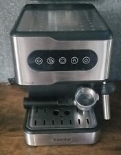 Used, Kwister Espresso Machine 20 Bar  Coffee Maker Cappuccino Stainless/Black.  for sale  Shipping to South Africa