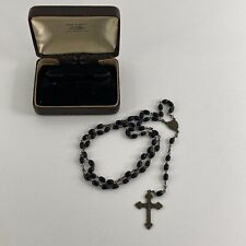 Vintage rosary black for sale  Greenwood