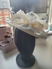 Large cream fascinator for sale  LEIGH