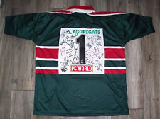 Excellent Match Worn & 2002/03 Squad Signed Leicester Tigers #1 Prop Rugby Shirt for sale  Shipping to South Africa