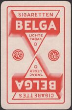 Cartas de baralho 1 carta única vintage antiga * CIGARROS BELGA * Publicidade de tabaco comprar usado  Enviando para Brazil