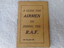 Guide airmen joining for sale  LONDON