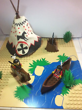 LEGO INDIAN WESTERN - Horse Canoe Tepee / Tipi Base etc (6766 etc) for sale  Shipping to South Africa