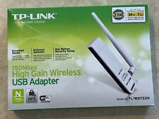 Adaptador USB sem fio de alto ganho TP-Link modelo TL-WN722N, usado comprar usado  Enviando para Brazil