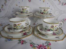 Used, LOVELY ANTIQUE PARAGON STAR CHINA,4 TRIOS, VERY GOOD CONDITION for sale  Shipping to South Africa