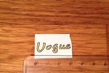 Vogue logo transfer d'occasion  Expédié en Belgium